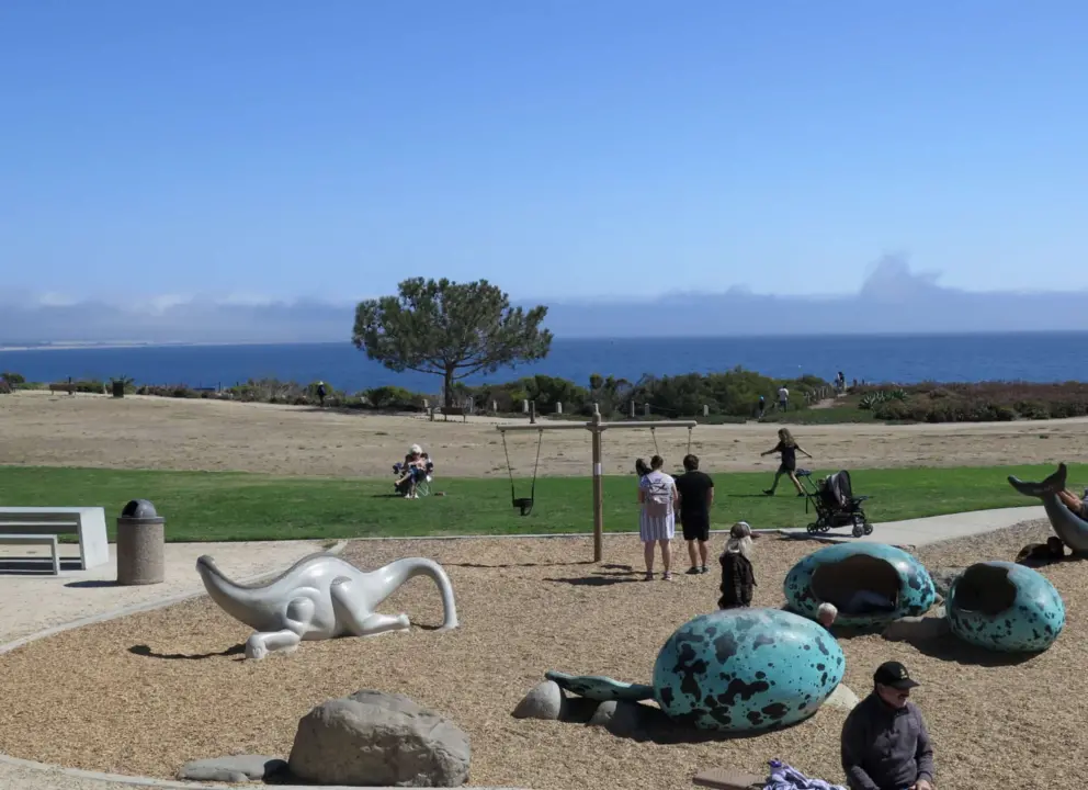 View from the top of the playground. 