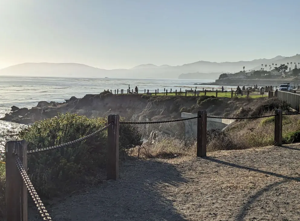 Layers of headlands in view from Eldwayen Ocean Park. 