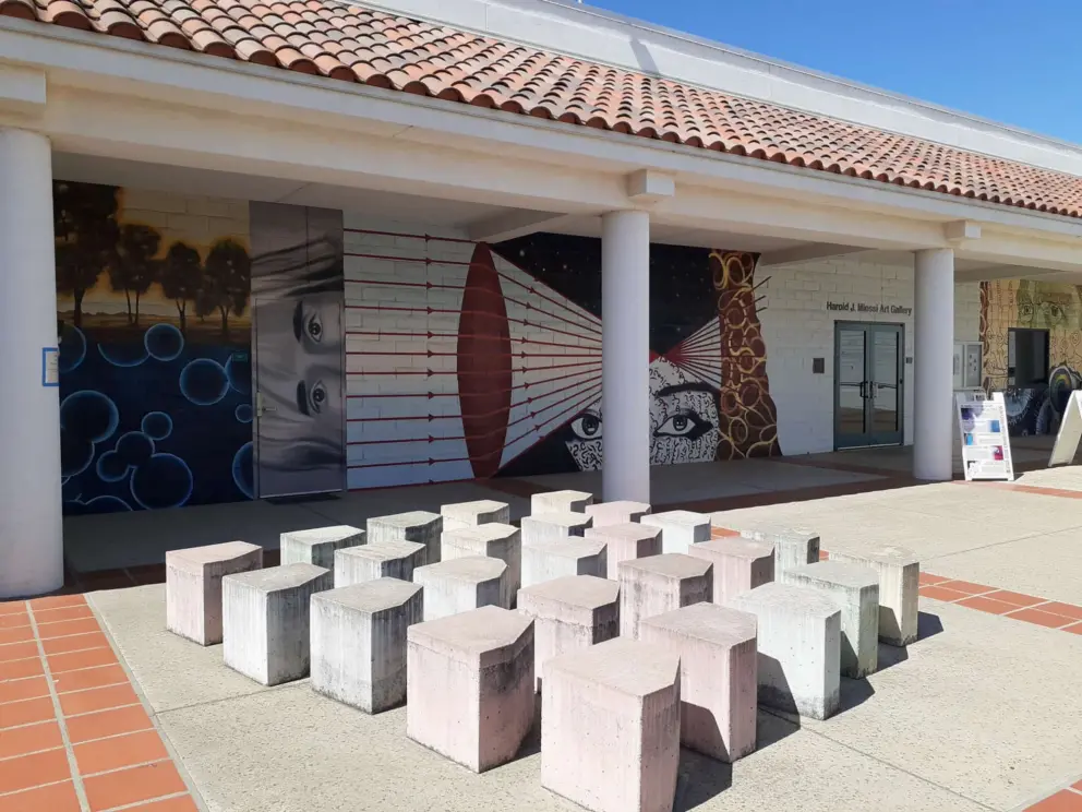 Artwork near the concert hall. 