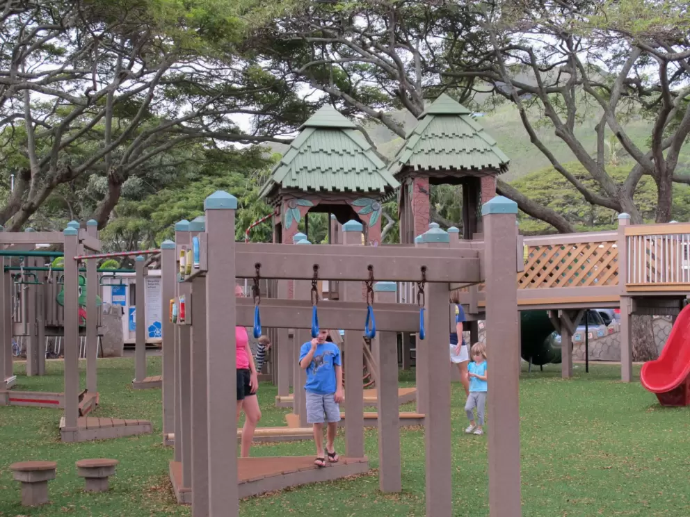 Monkey bars.