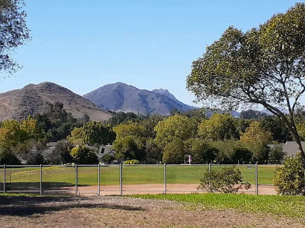I love this view of Vulture Peak, Madonna Mountain, and Bishop Peak!
