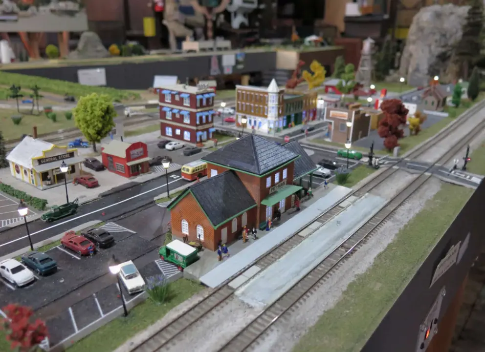 It's fun to see the little town. 