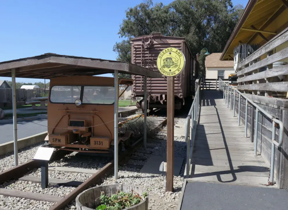 Vintage railway speeder car, used to inspect the tracks. 