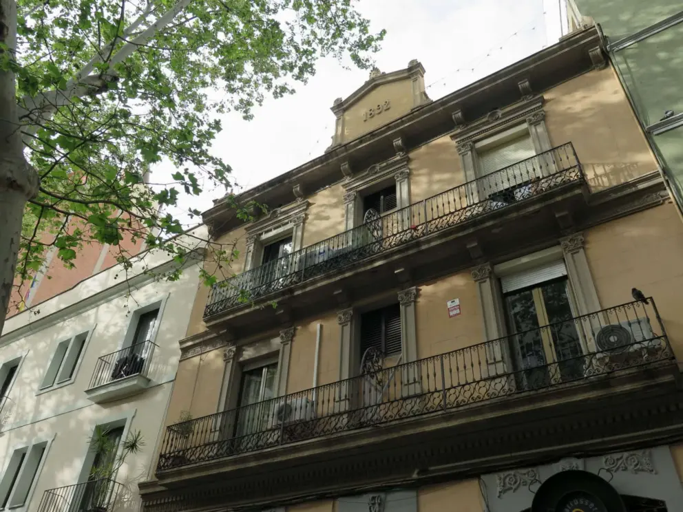 A lovely building at Rambla del Poblenou. 