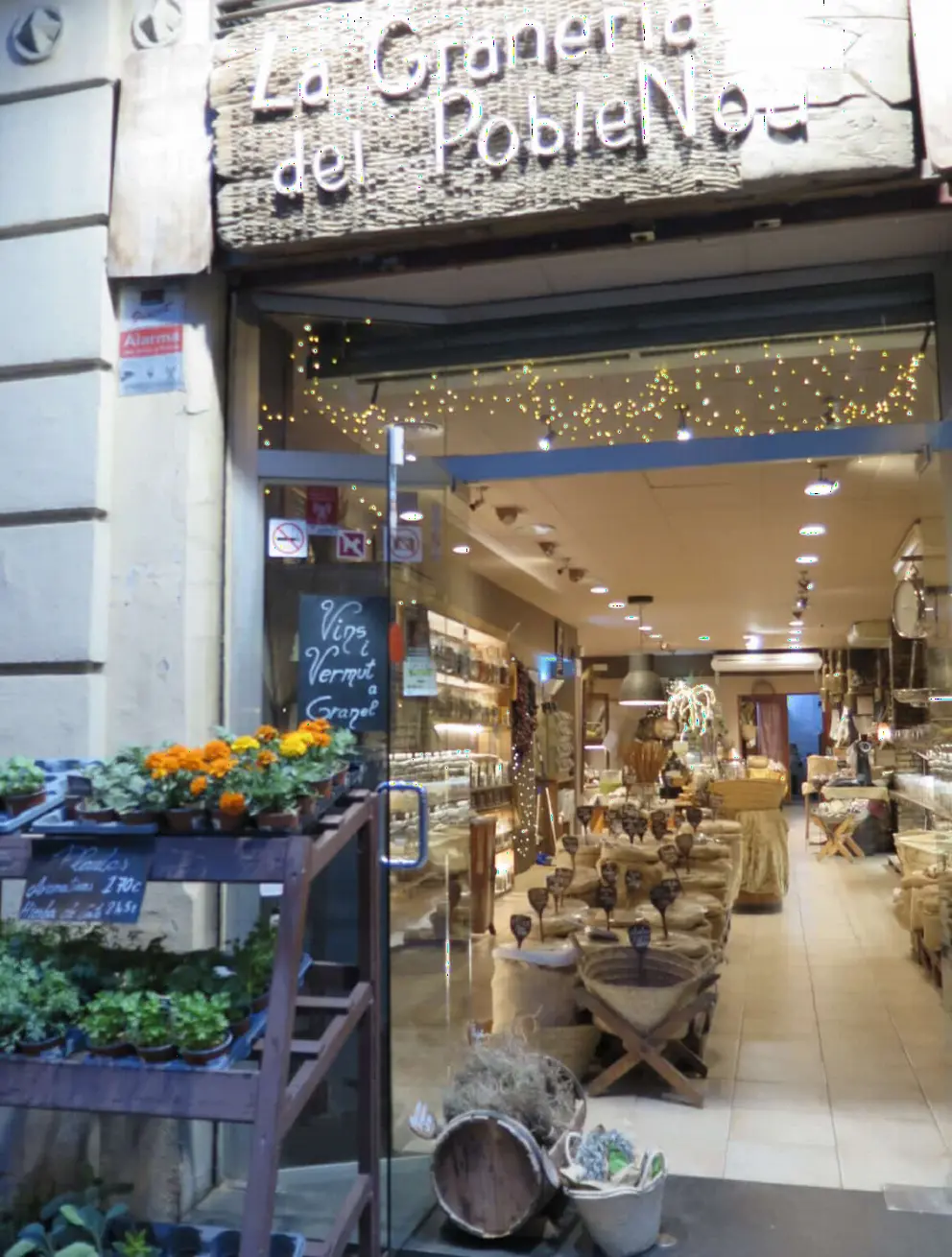 La Graneria market on Rambla del Poblenou. 
