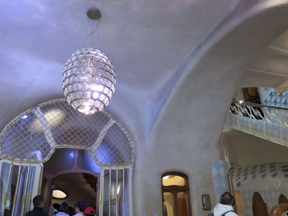 Under-the-sea effect in the lobby.