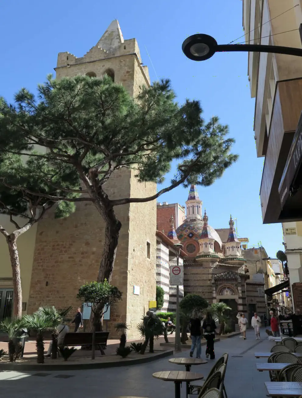 The square and church.