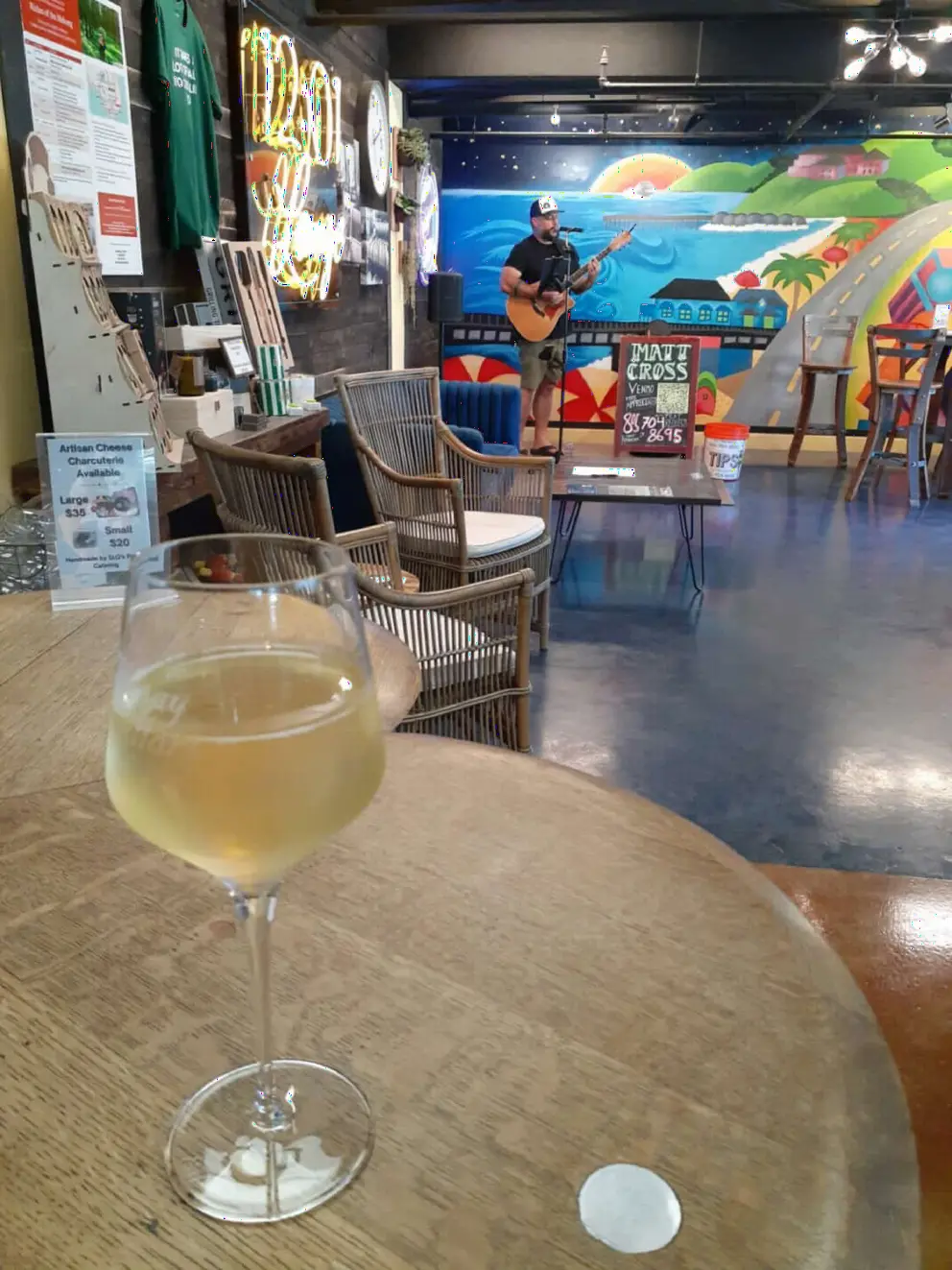 Matt Cross is awesome at Alapay Cellars!