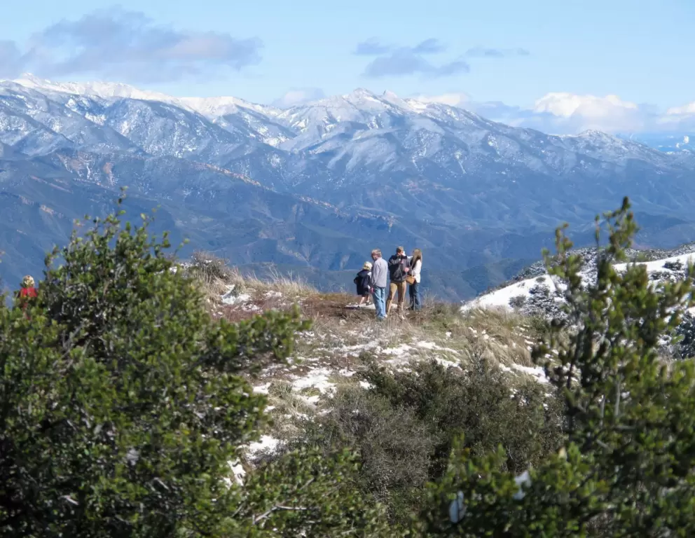 Family in an awe-inspiring spot. 