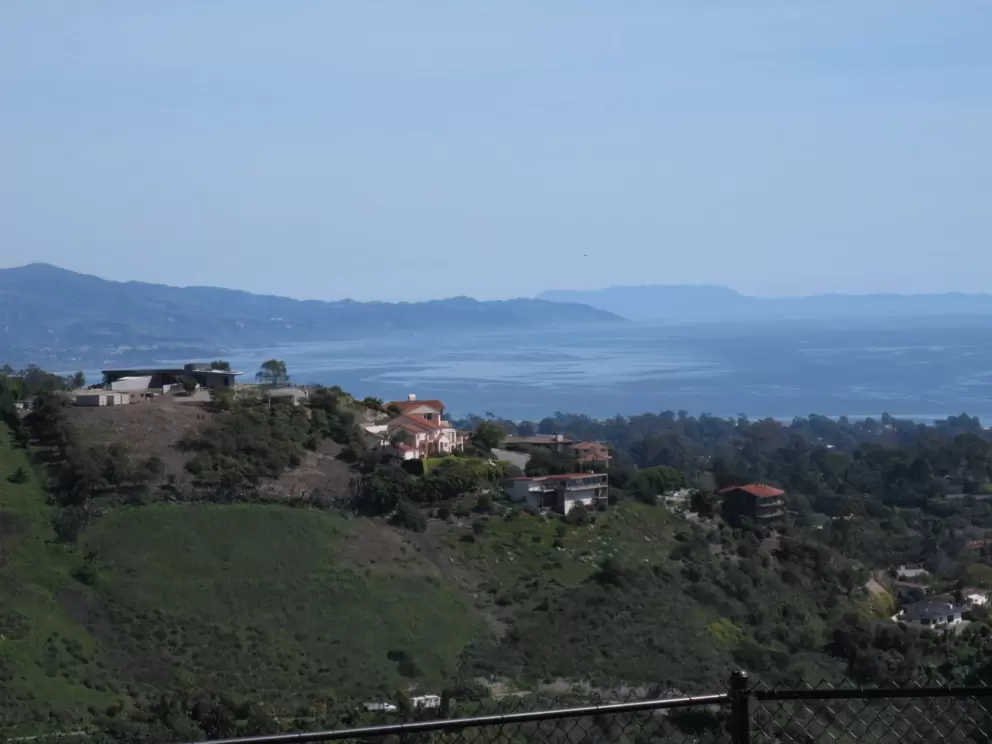 View down the coast from Las Alturas Rd.