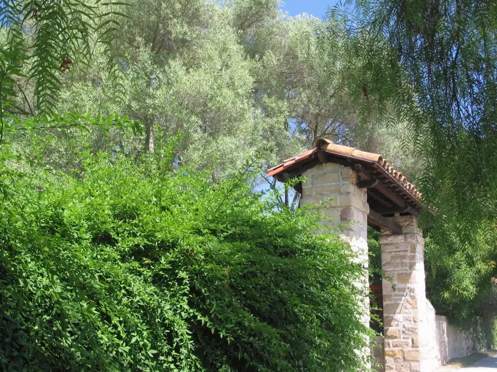 Lush trees and extravagant gateways await you!