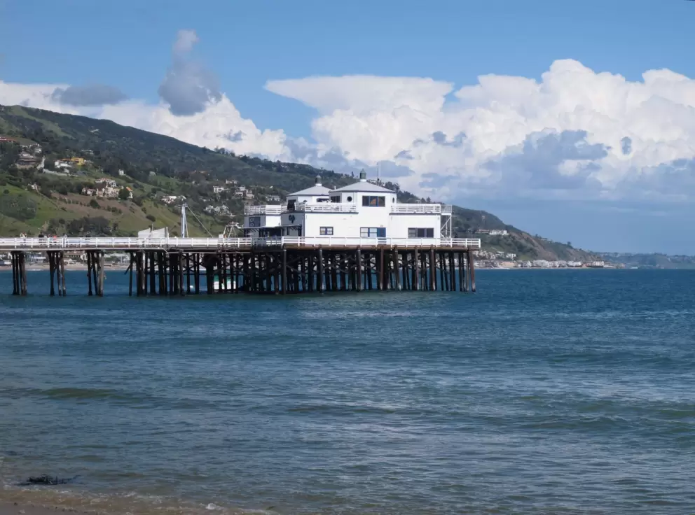And I love the view of Malibu pier.