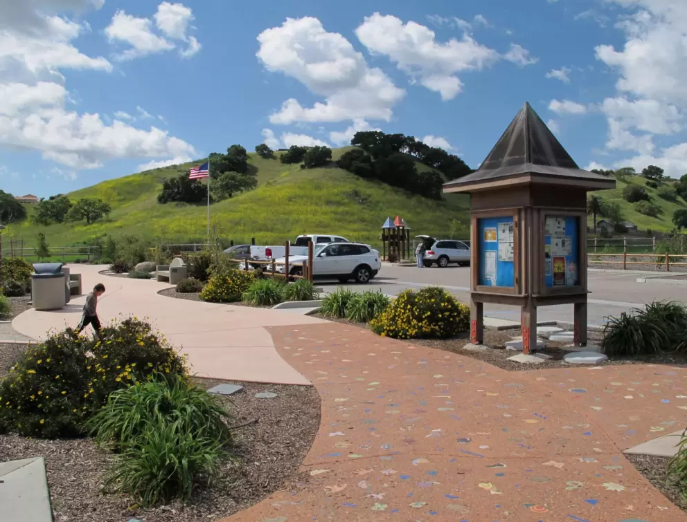 The same hill in spring!