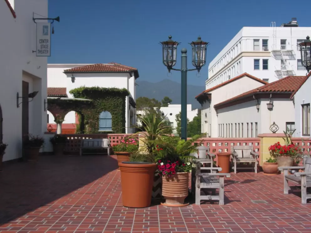 My favorite area at the top of the Spanish stairs.