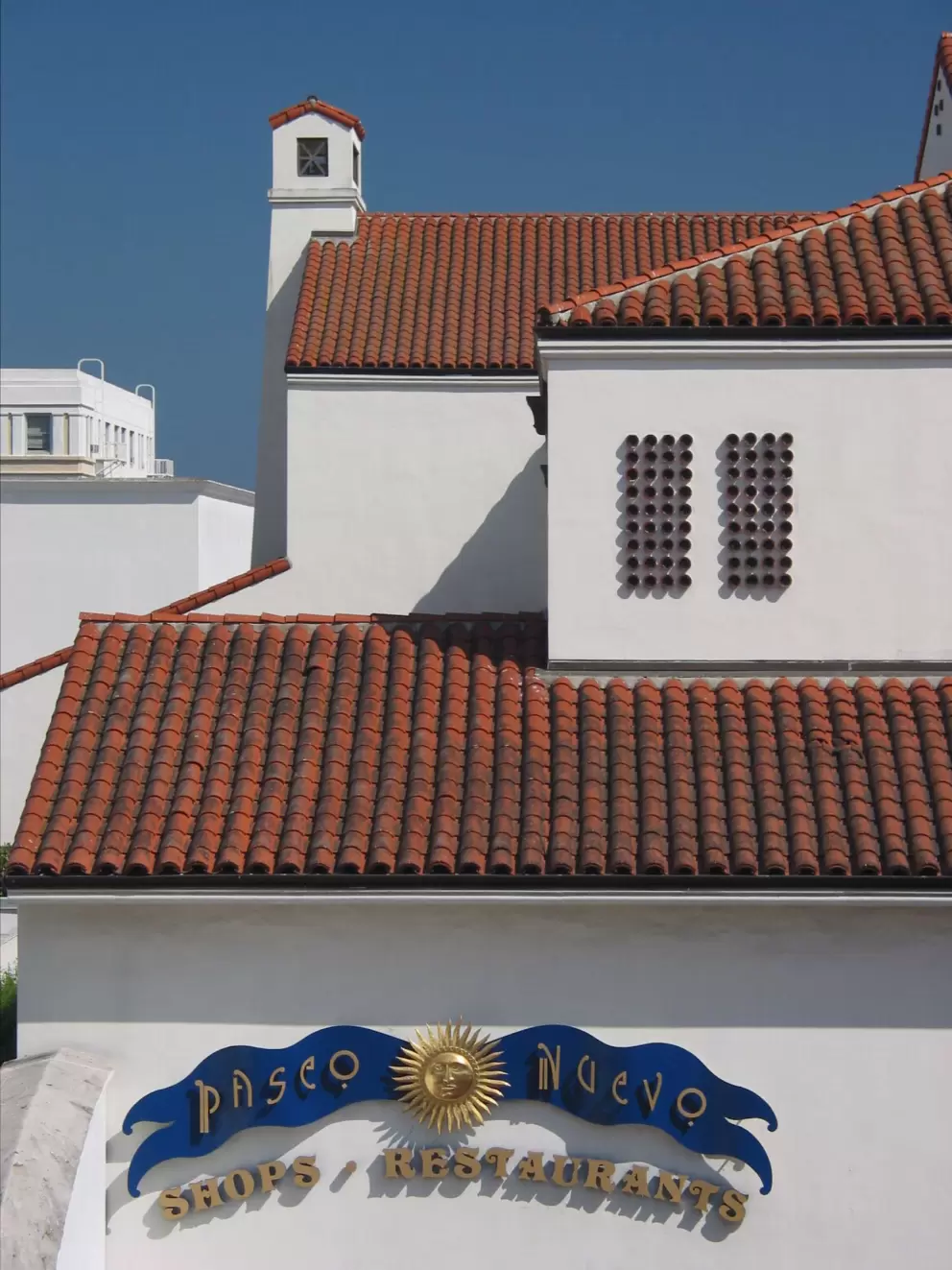 I love Spanish red-tiled roofs!