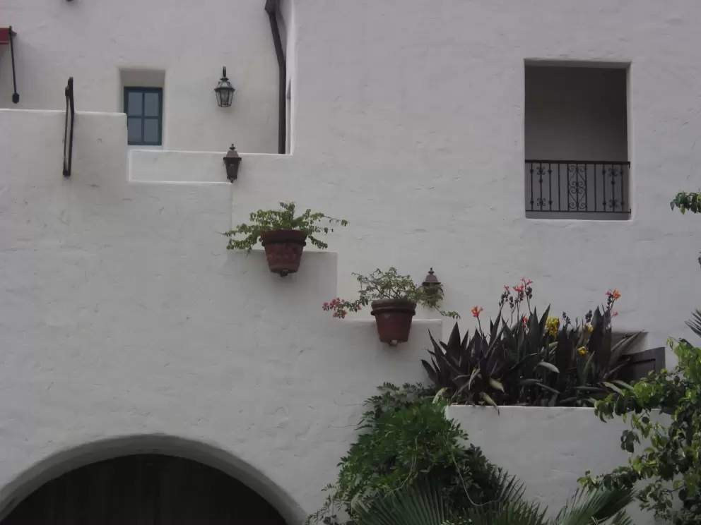 Gorgeous Spanish architecture is everywhere in this area!