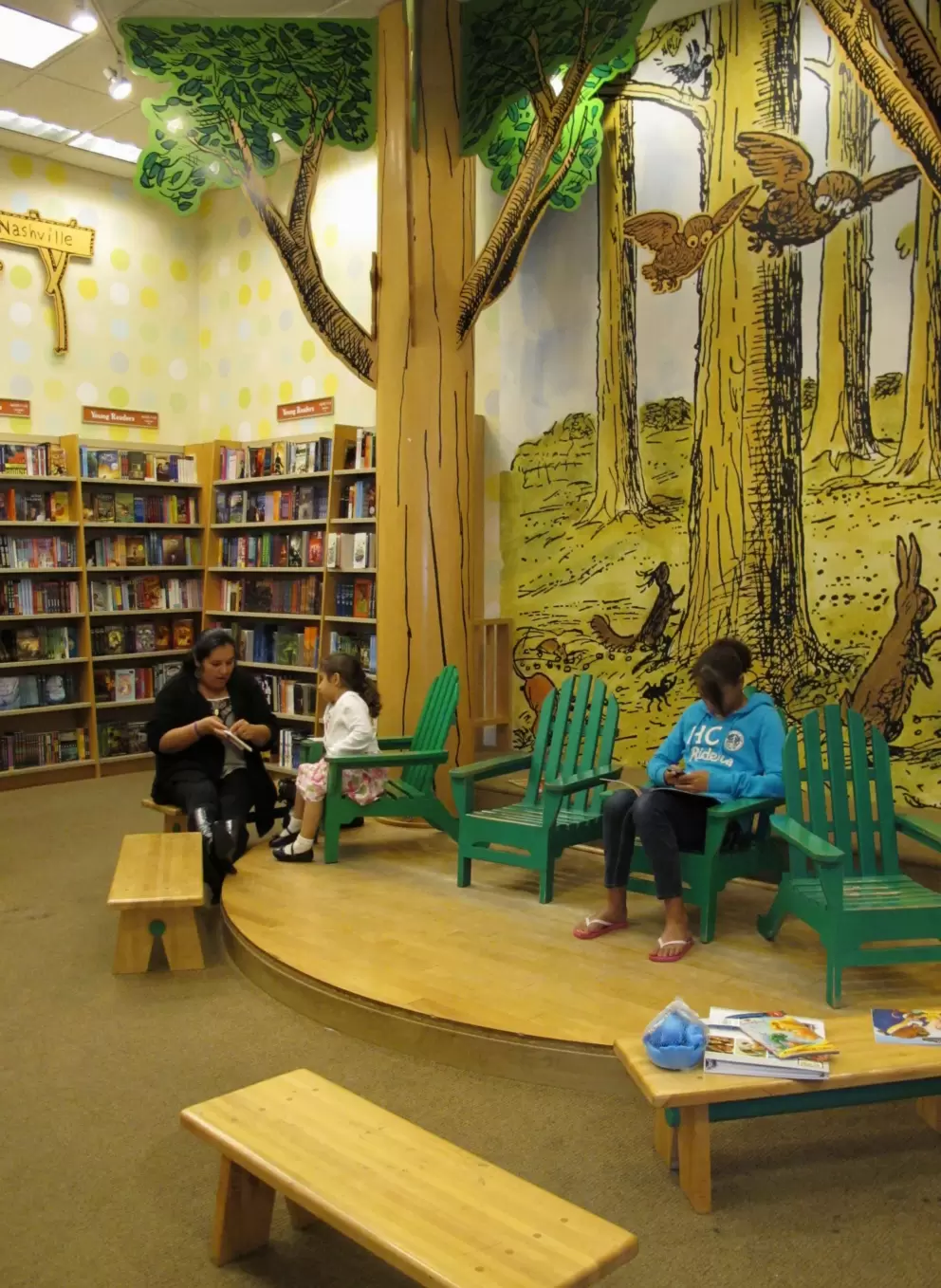 Kid's section at Barnes and Noble Bookstore in Ventura. 