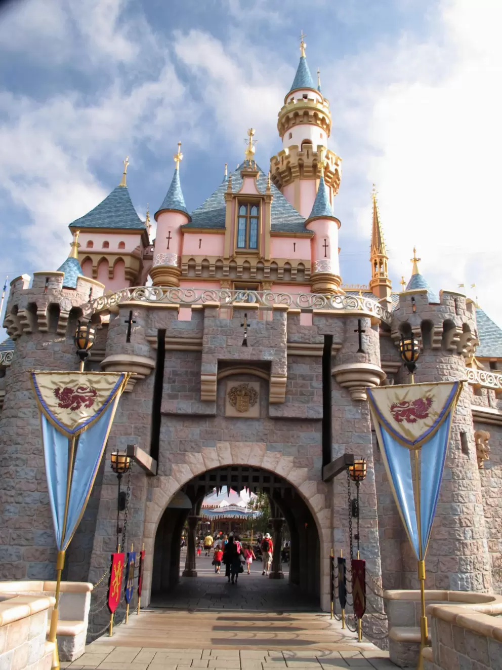 The castle is beautiful!