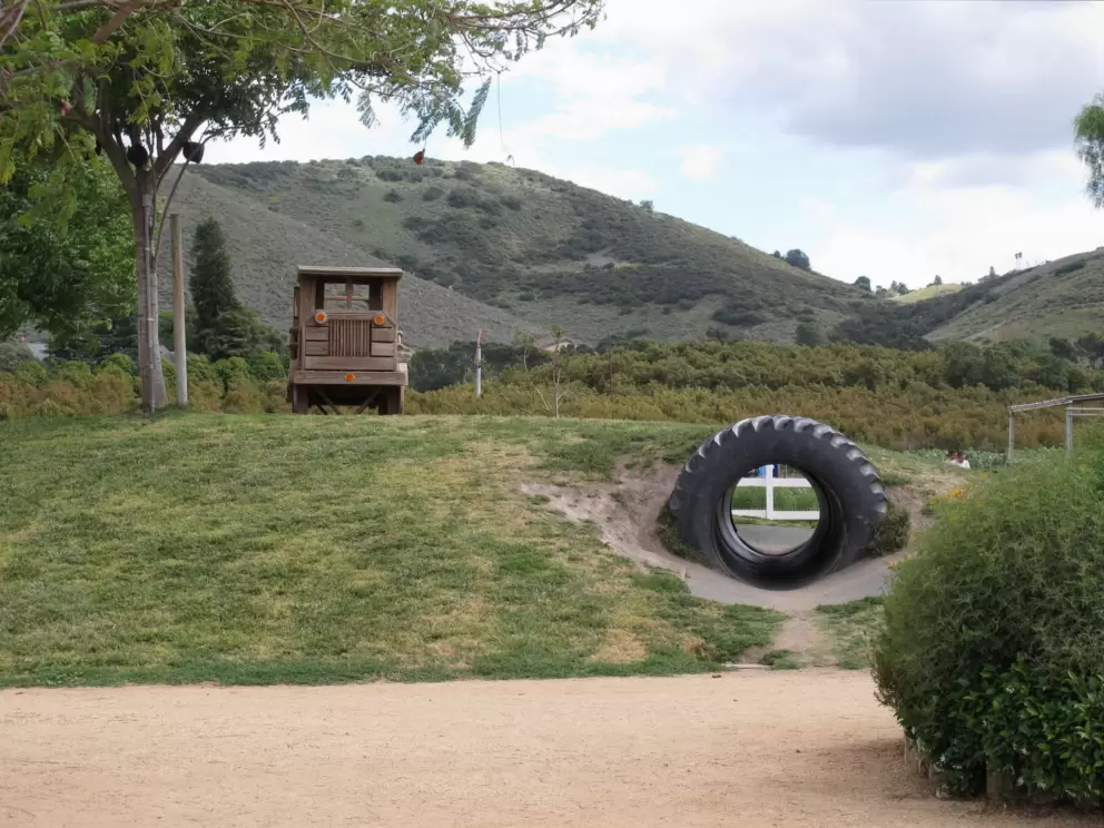 Tunnel under hill!