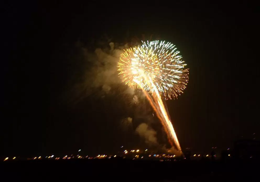 July 4th fireworks at West Beach!