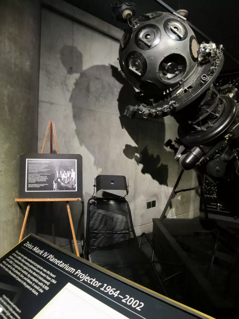 The retired planetarium projector.