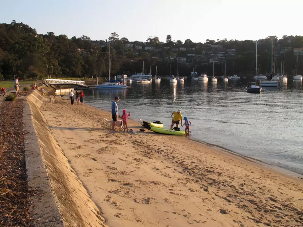End of a day kayaking at The Spit.