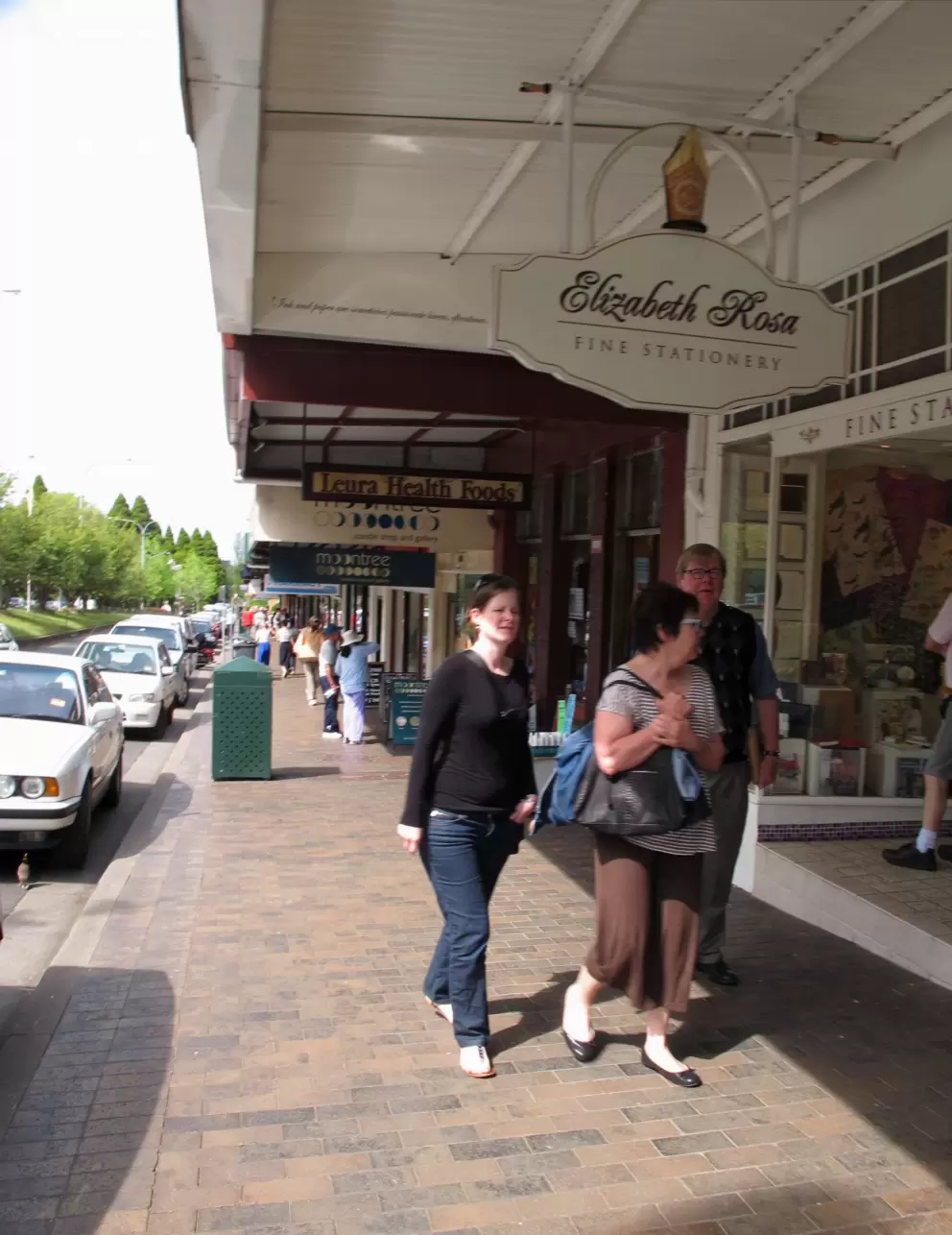 Stationery shop on Leura Mall.