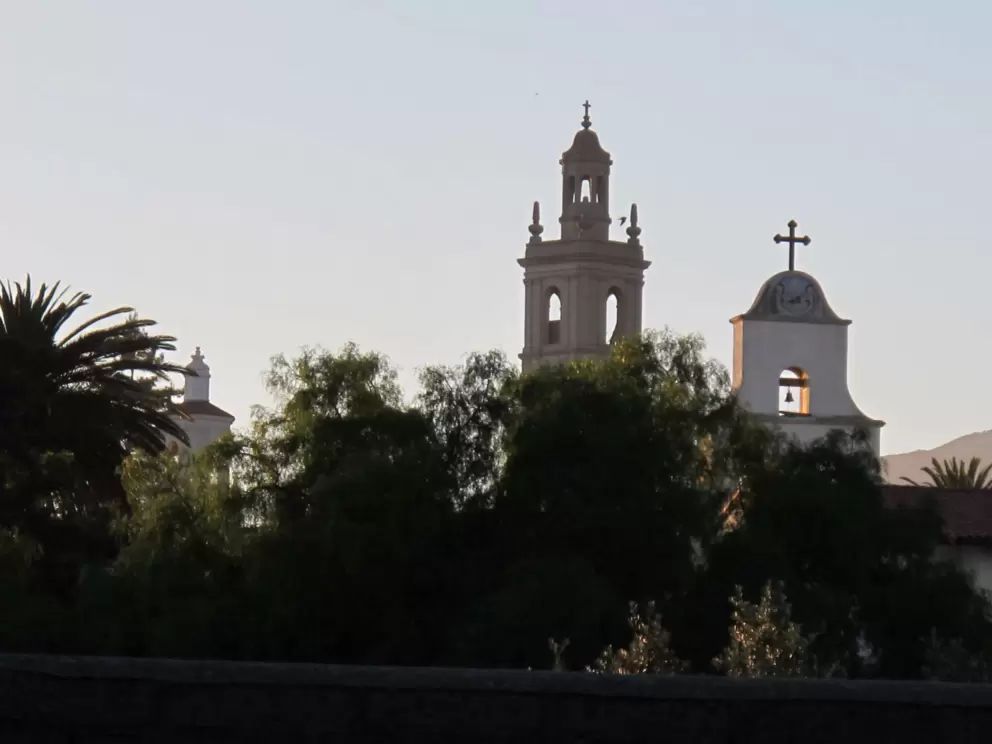 St Anthony's Seminary at dusk.