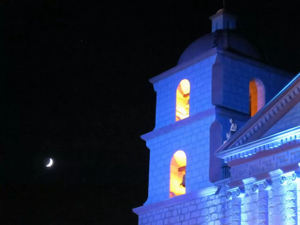 Moonlit night during Fiesta Pequena.