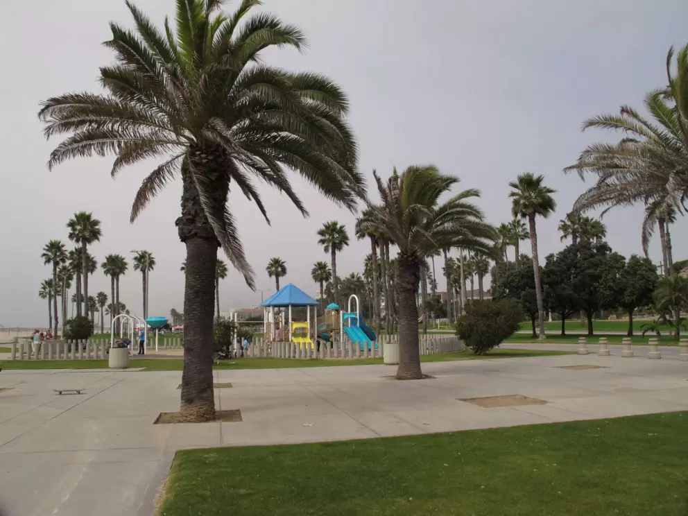 Playground on the bike path.