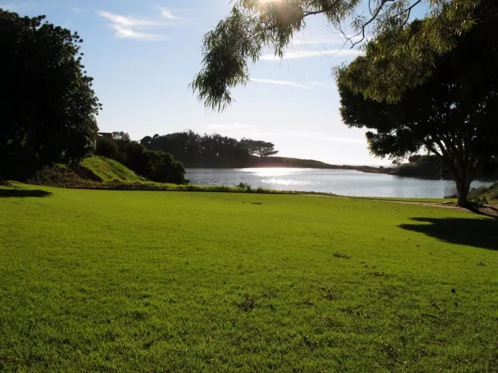 Magical moment at Campus Point lagoon.