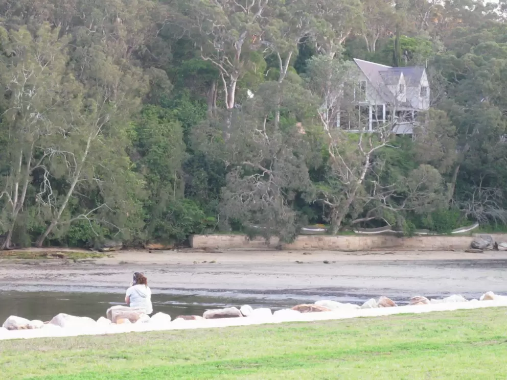 Contemplating the stillness.
