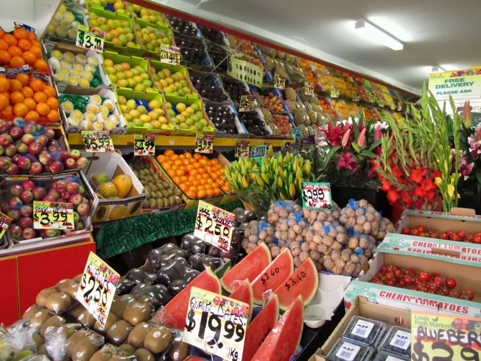 Fruit market on Glebe Point Rd.
