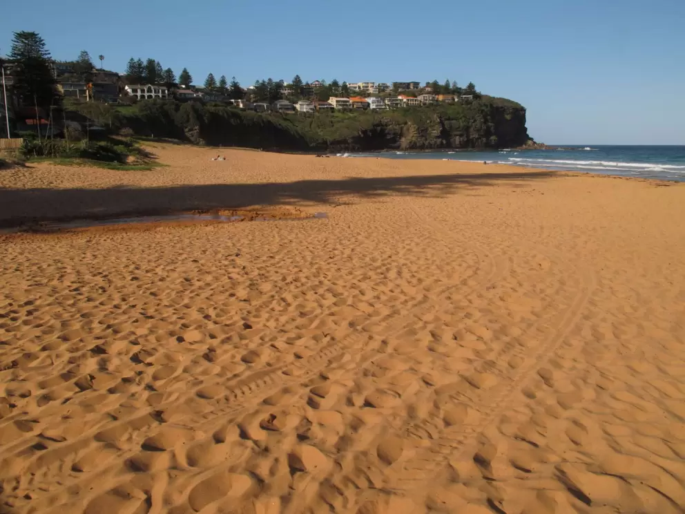 Look at this soft, luscious sand- the color of an orange-creme popsicle!