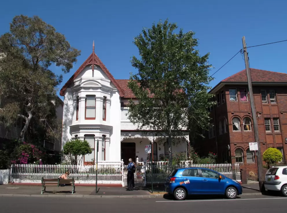 Victorian house.