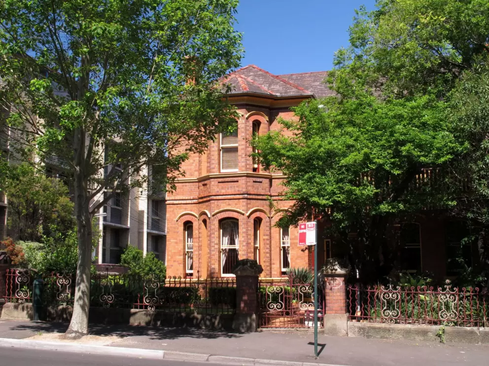 Brick home.