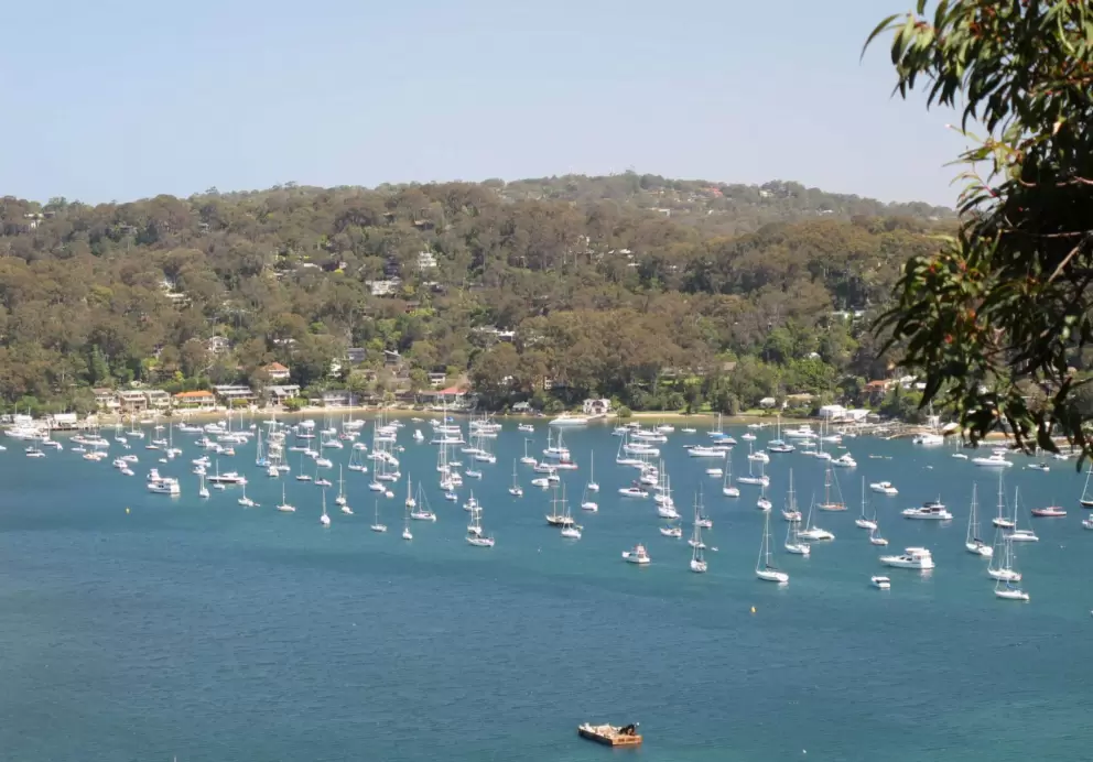 I love the little sailboats on the calm waters.