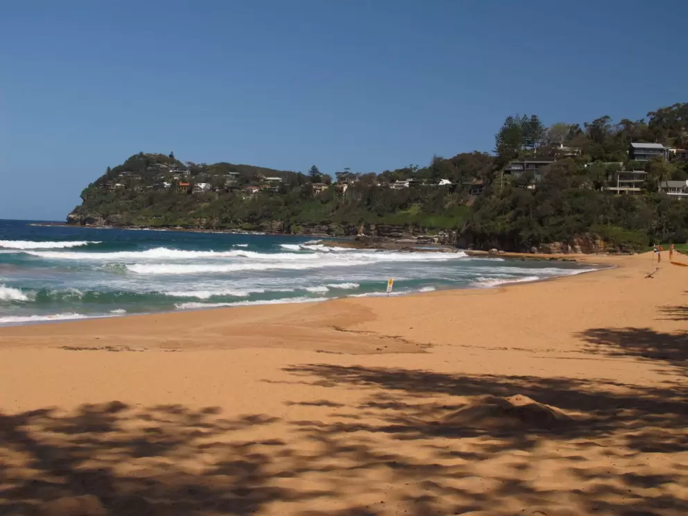 A perfect sweep of beach.