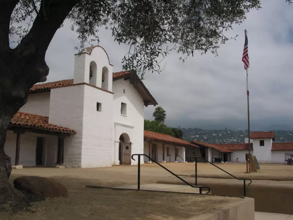 The chunky architecture of the presidio.