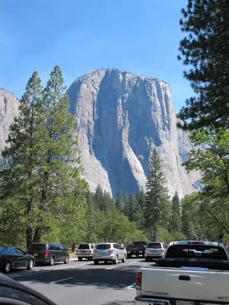 El Capitan, from the road that loops in the valley (Hwy 41). 