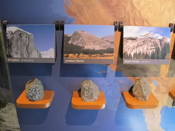 The type of rock that forms El Capitan, Lembert Dome, and Royal Arches.