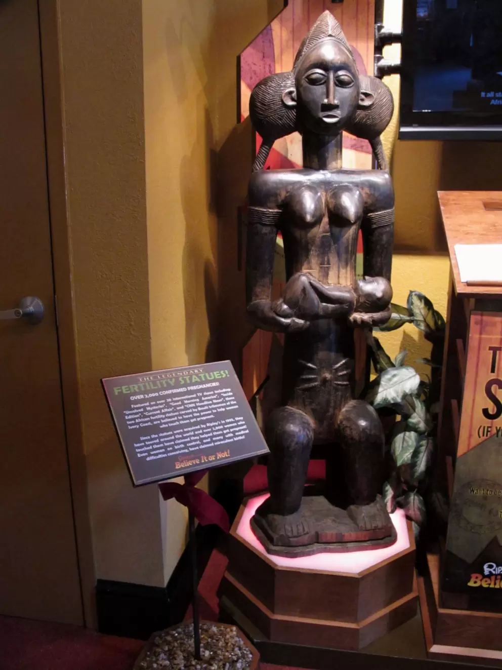 Fertility statues from the Ivory Coast that have resulted in over 2,000 confirmed pregnancies!