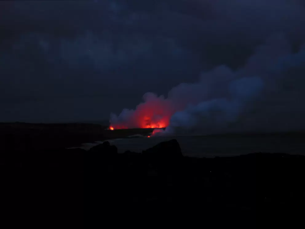 Lava Flow at Hawaii Volcanoes National Park
