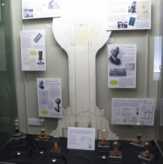Exhibit on the light bulb.