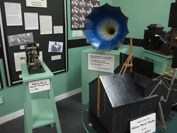 Edison's home movie projector.
