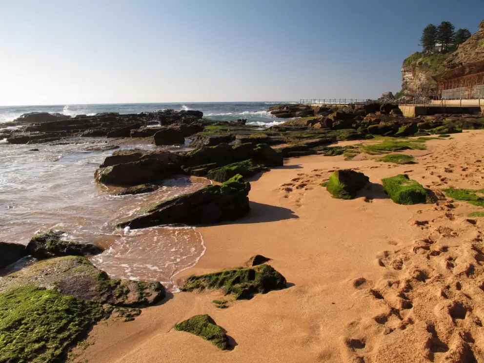 A fun place for kids to explore amongst the rocks.