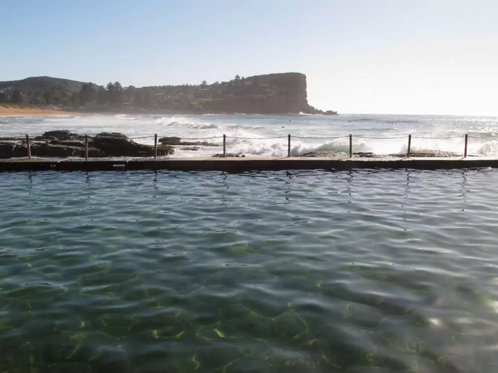 Aaaah...doesn't that make you want to dive in for a cold, morning swim!