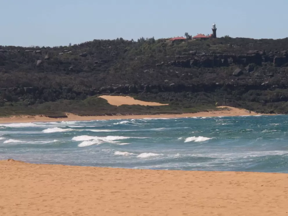 It's a delight to explore the high dunes, seen here from a distance.