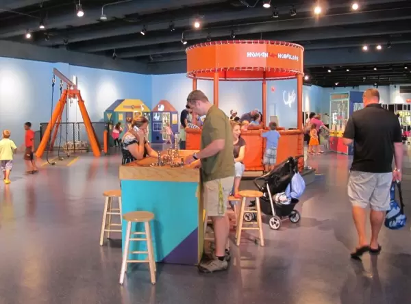 Everything is hands-on and fun for adults too!