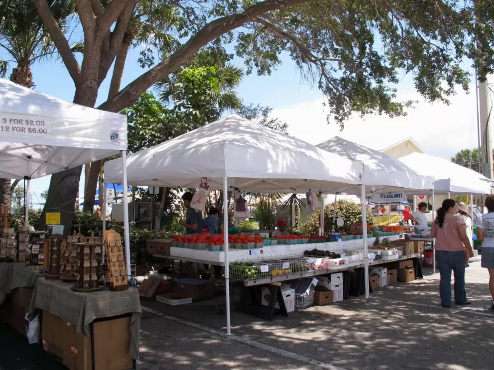 Strolling along at the Green Market, Sundays 9-1.